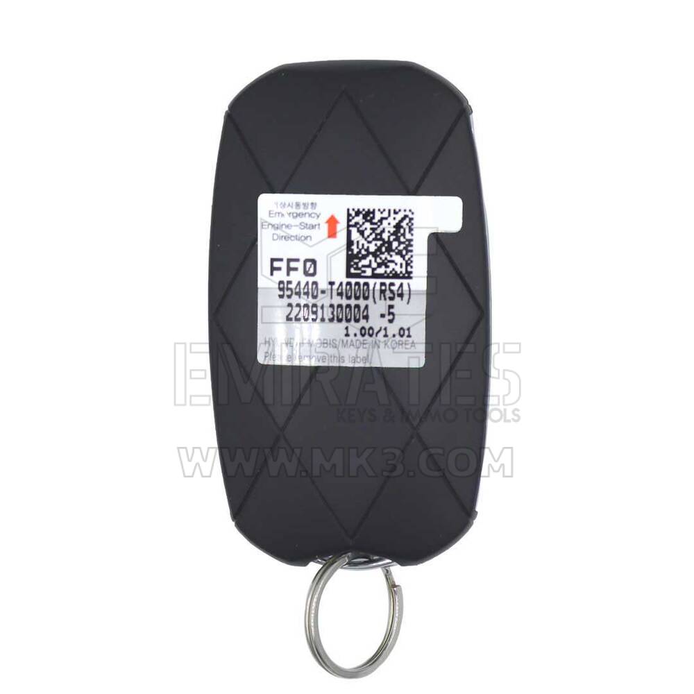 Nuevo Genesis G90RS4 2022 Llave remota inteligente genuina / OEM 4+1 botones 433MHz Color negro Número de pieza OEM: 95440-T4000 - FCC ID: TQ8-FOB-4F53U | Cayos de los Emiratos