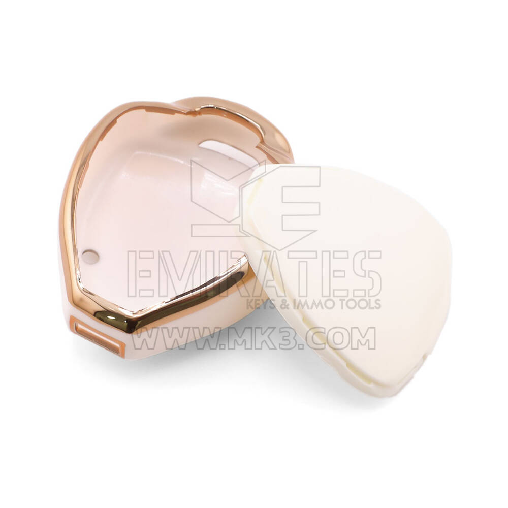 New Aftermarket Nano High Quality Cover For Toyota Remote Key 3 Button White Color TYT-K11J3A  | Emirates Keys