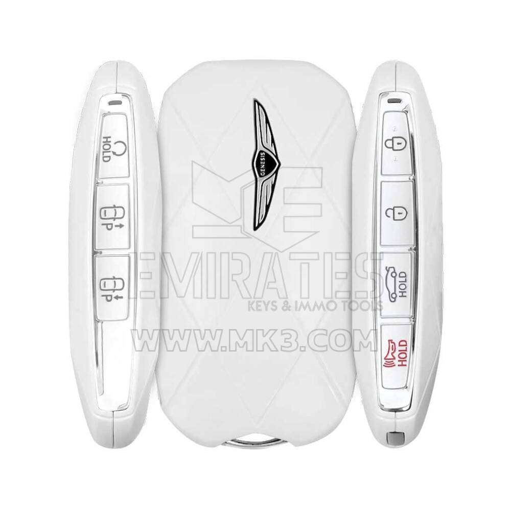 Genesis G90RS4 2022 Chiave telecomando intelligente originale 6+1 pulsanti 433 MHz Colore bianco 95440-T4110