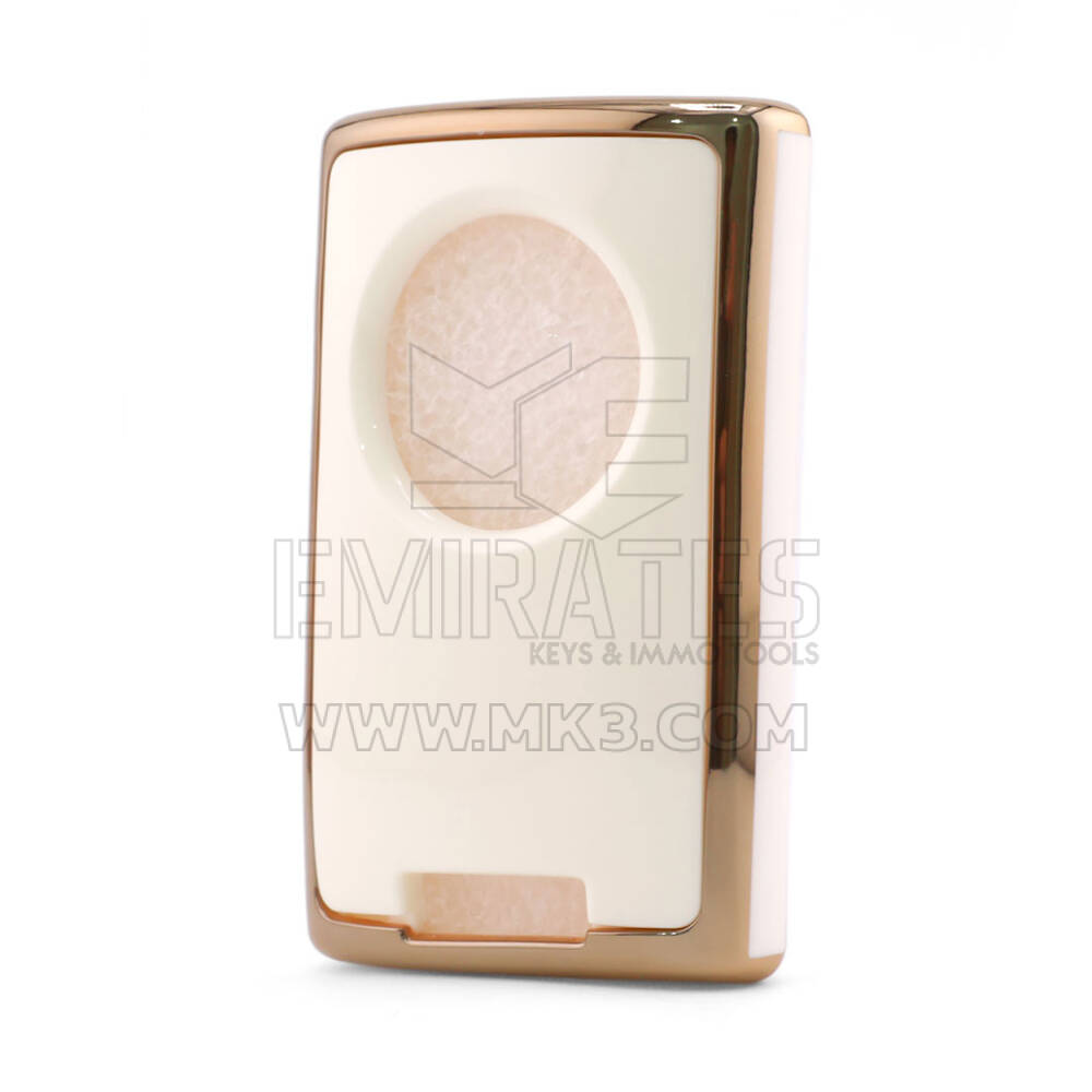 Funda nano para llave remota Cadillac de 5 botones, color blanco CDLC-C11J5A | MK3