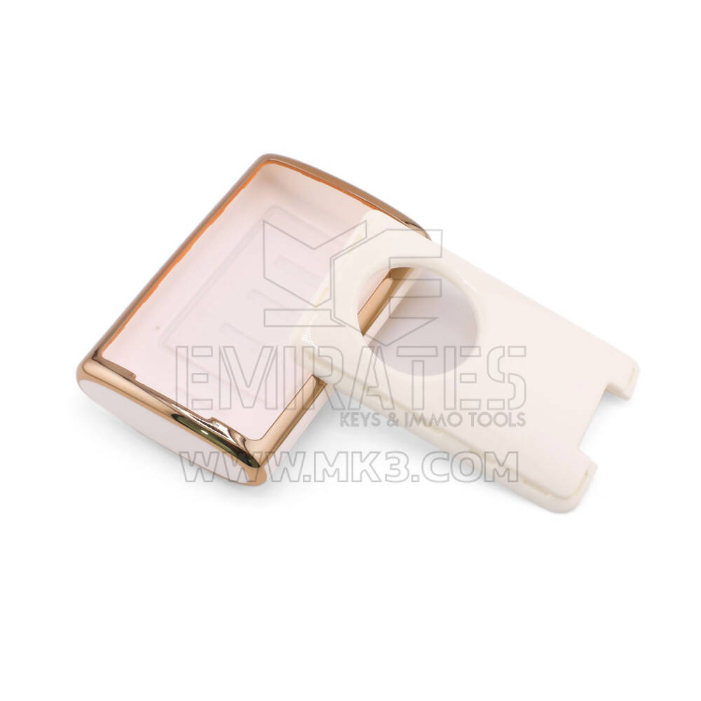 New Aftermarket Nano High Quality Cover For Cadillac Remote Key 5 Button White Color CDLC-C11J5A | Emirates Keys
