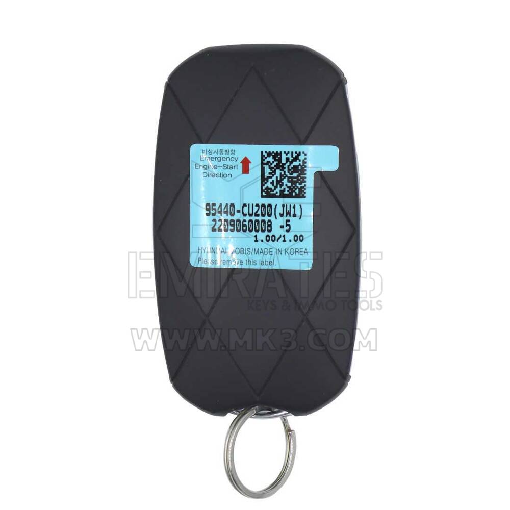 New Genesis GV60 2022 Genuine / OEM Smart Remote Key 5+1 Buttons 433MHz Black Color OEM Part Number: 95440-CU200 - FCC ID: TQ8-FOB-4P53M | Emirates Keys