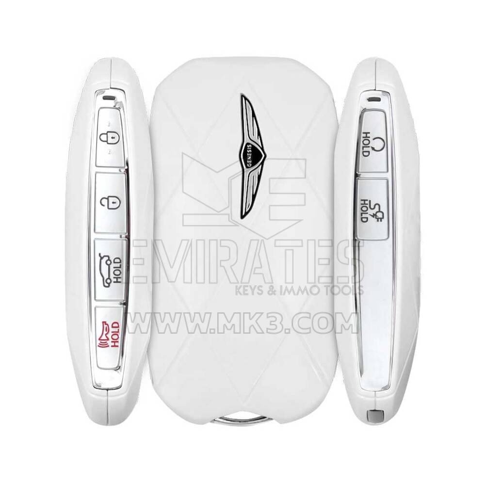 Genesis GV60 2022 Genuine Smart Remote Key 6 Buttons 433MHz White Color 95440-CU010