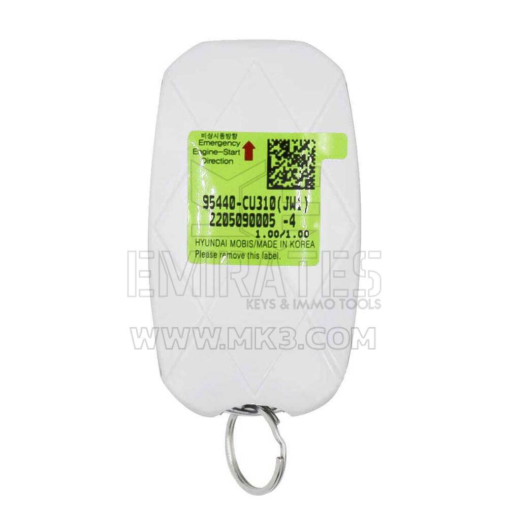 New Genesis GV60 2022 Genuine / OEM Smart Remote Key 7+1 Buttons 433MHz White Color OEM Part Number: 95440-CU310 - FCC ID: TQ8-F0B-4F53M | Emirates Keys