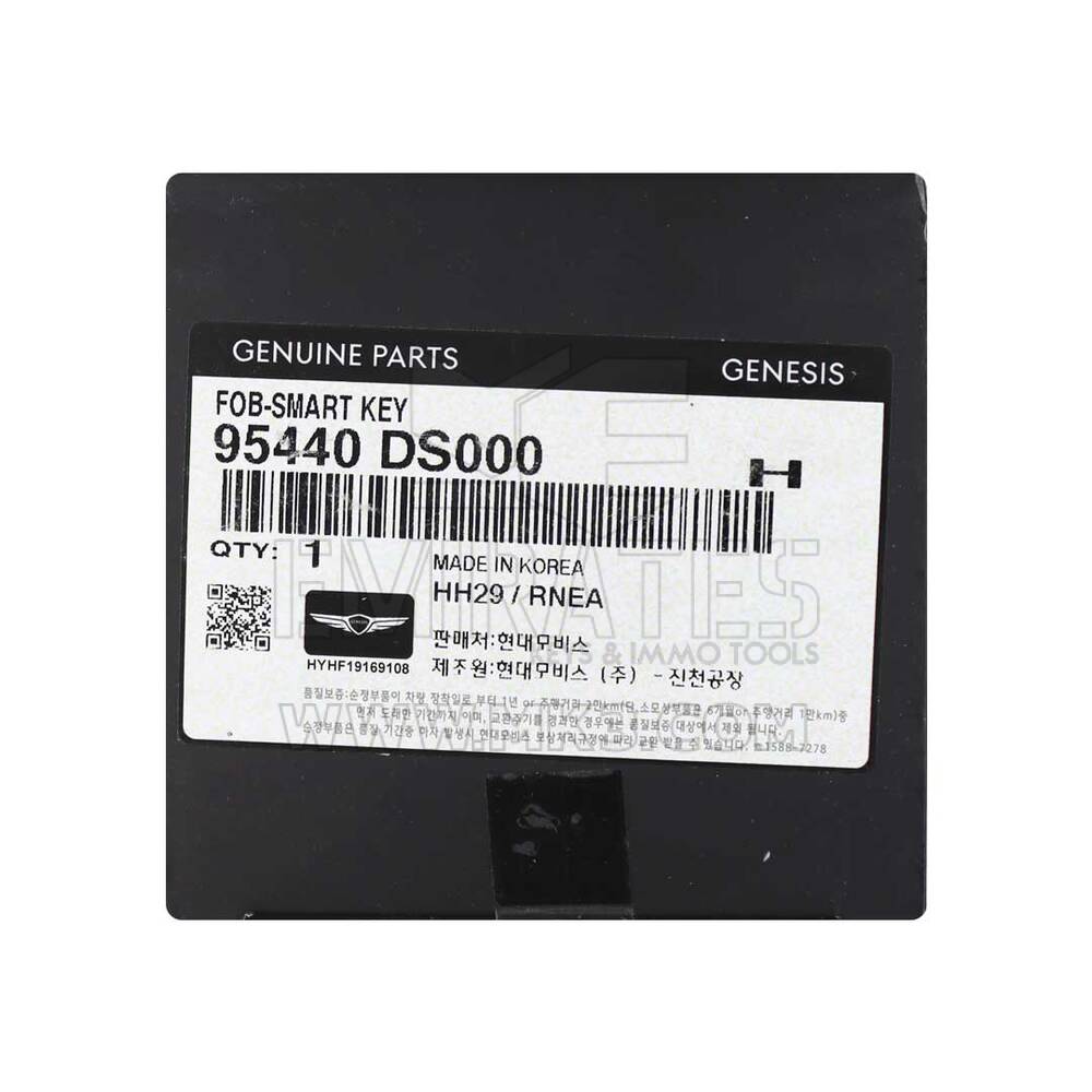 New Genesis GV70 2022 Genuine / OEM Smart Key 5+1 Buttons 433MHz OEM Part Number: 95440-DS000 - FCC ID: TQ8-FOB-4F36 | Emirates Keys