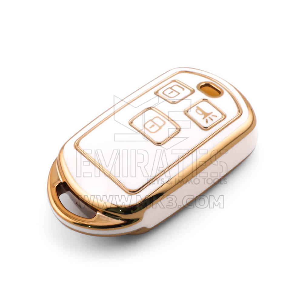 New Aftermarket Nano High Quality Cover For Kia Remote Key 3 Button White Color KIA-R11J | Emirates Keys