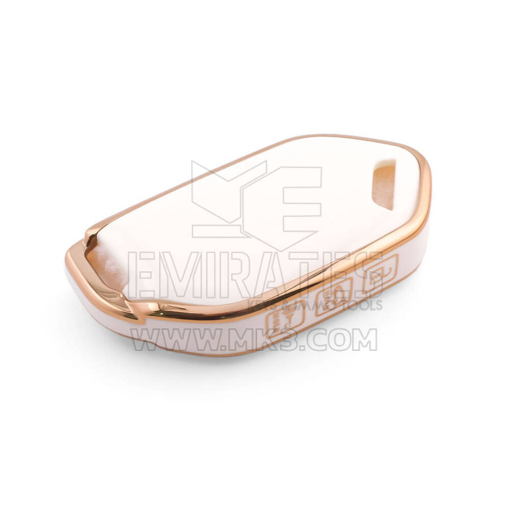New Aftermarket Nano High Quality Cover For Kia Remote Key 5 Button White Color KIA-S11J5 | Emirates Keys
