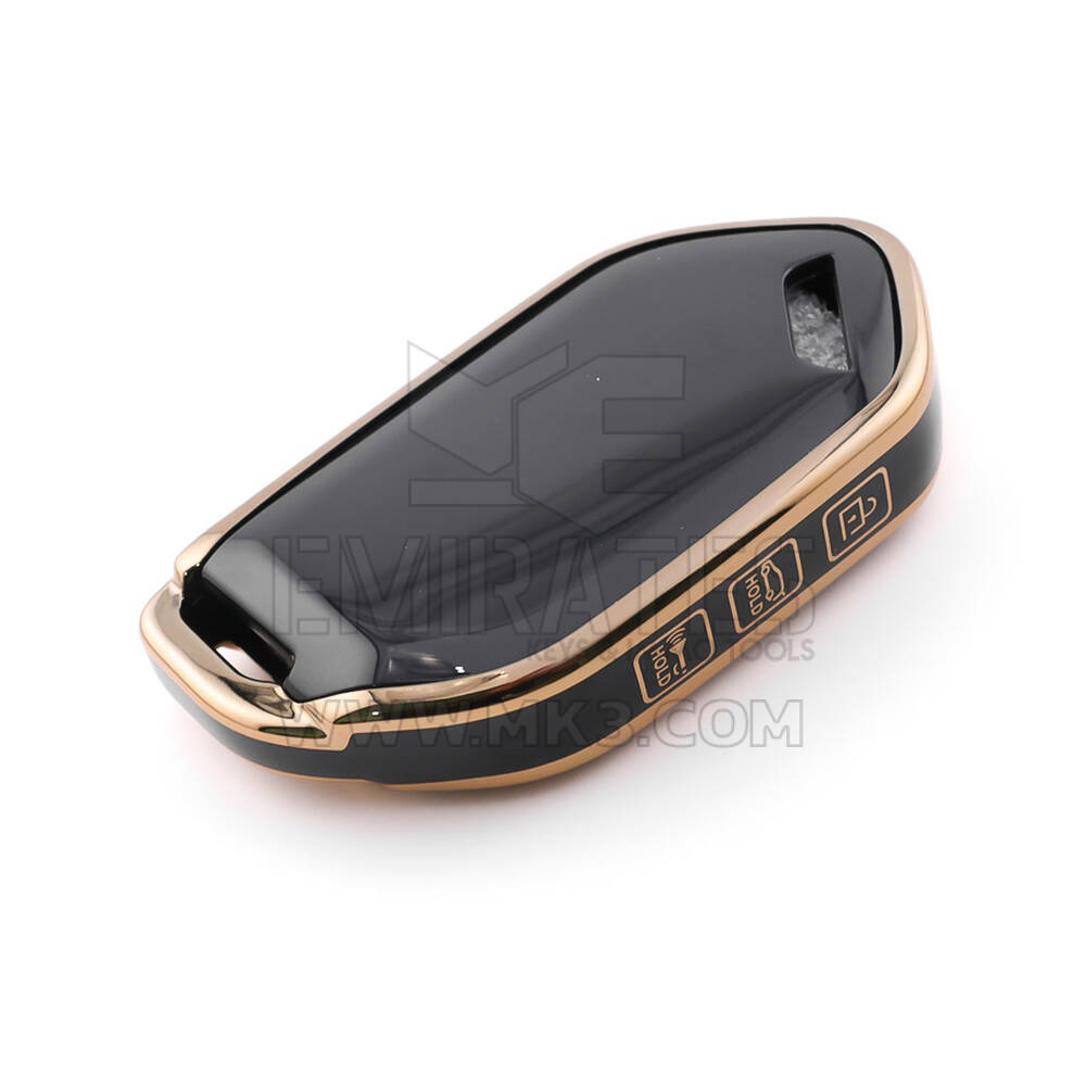 New Aftermarket Nano High Quality Cover For Kia Remote Key 7 Button Black Color KIA-S11J7B | Emirates Keys