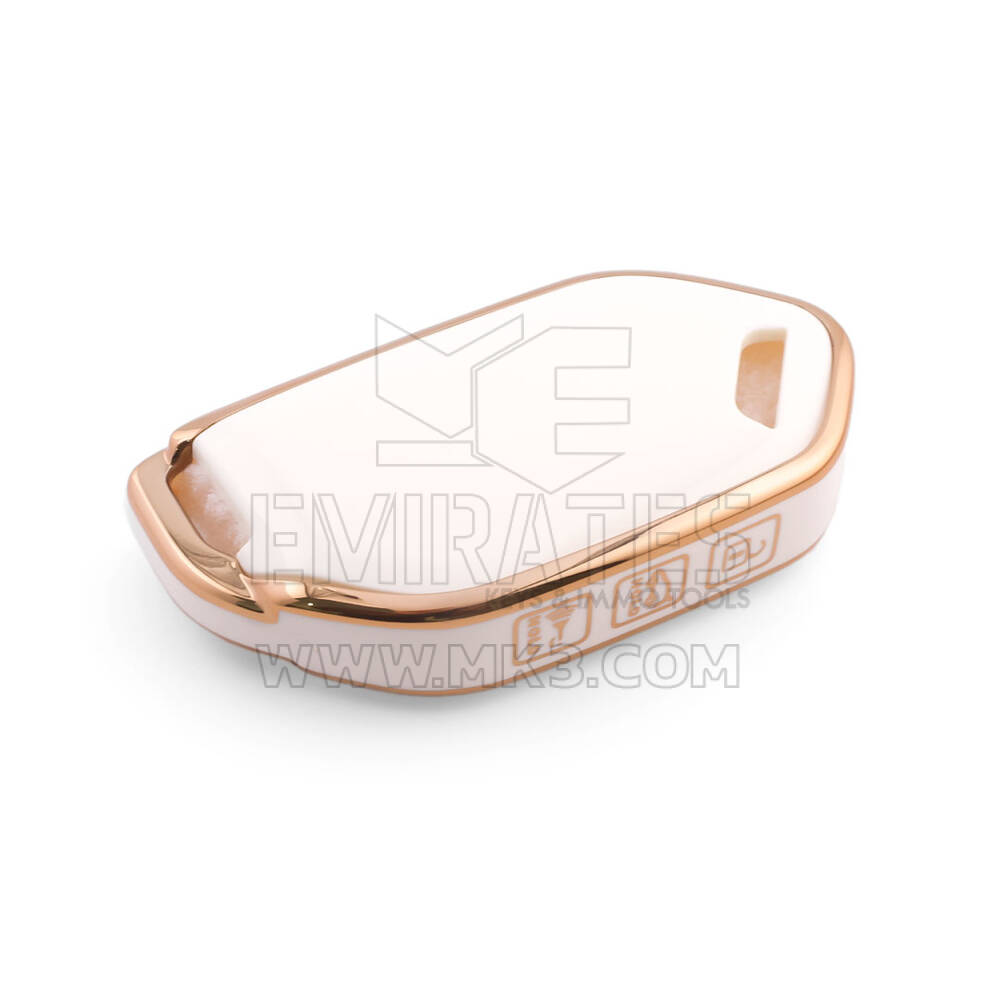 New Aftermarket Nano High Quality Cover For Kia Remote Key 7 Button White Color KIA-S11J7B | Emirates Keys