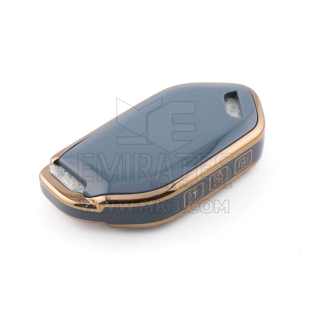New Aftermarket Nano High Quality Cover For Kia Remote Key 7 Button Gray Color KIA-S11J7B | Emirates Keys