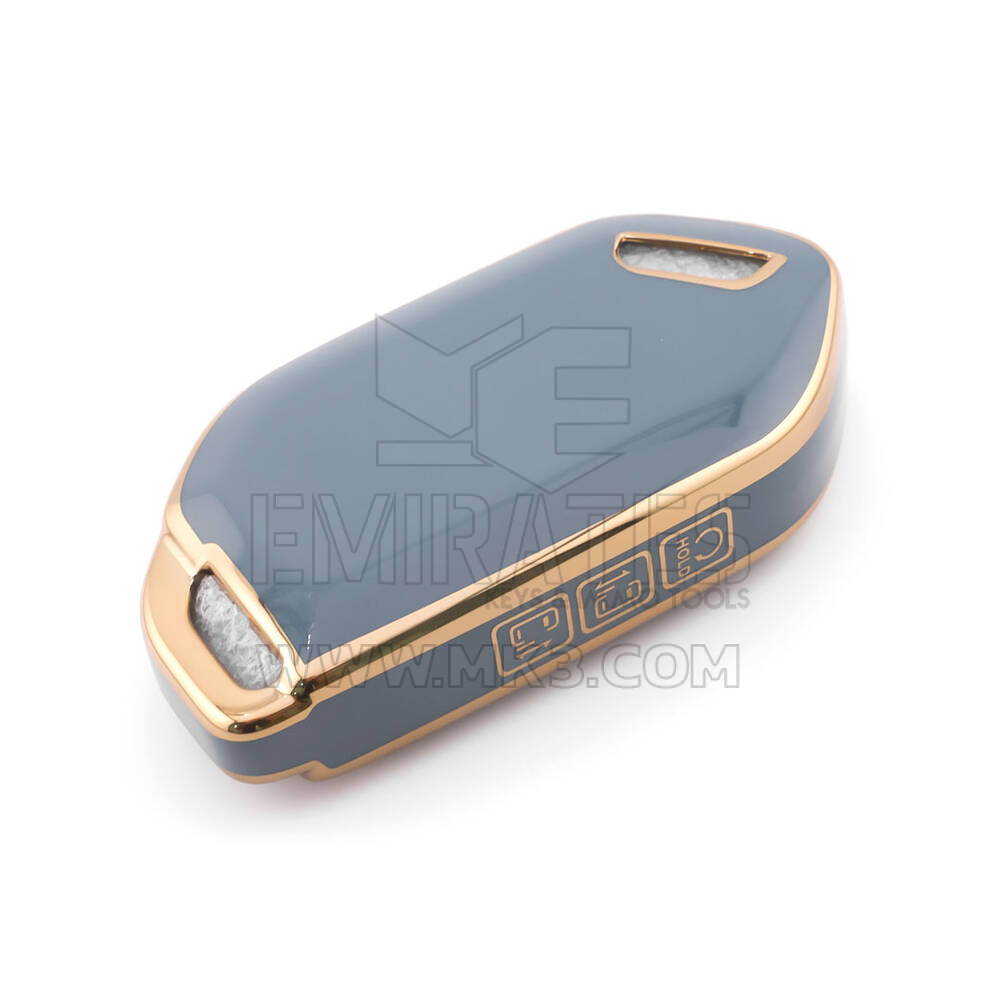 New Aftermarket Nano High Quality Cover For Kia Remote Key 7 Button Gray Color KIA-S11J7B | Emirates Keys