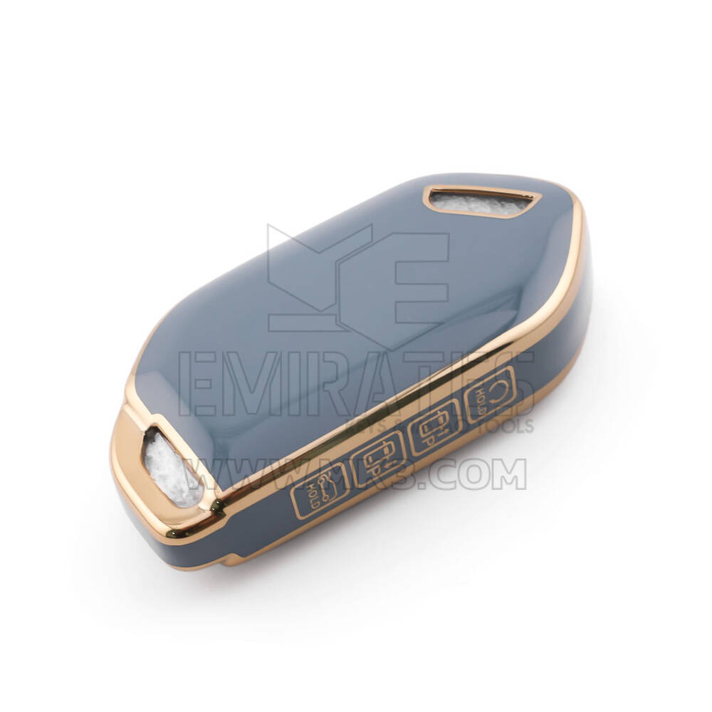New Aftermarket Nano High Quality Cover For Kia Remote Key 8 Button Gray Color KIA-S11J8 | Emirates Keys