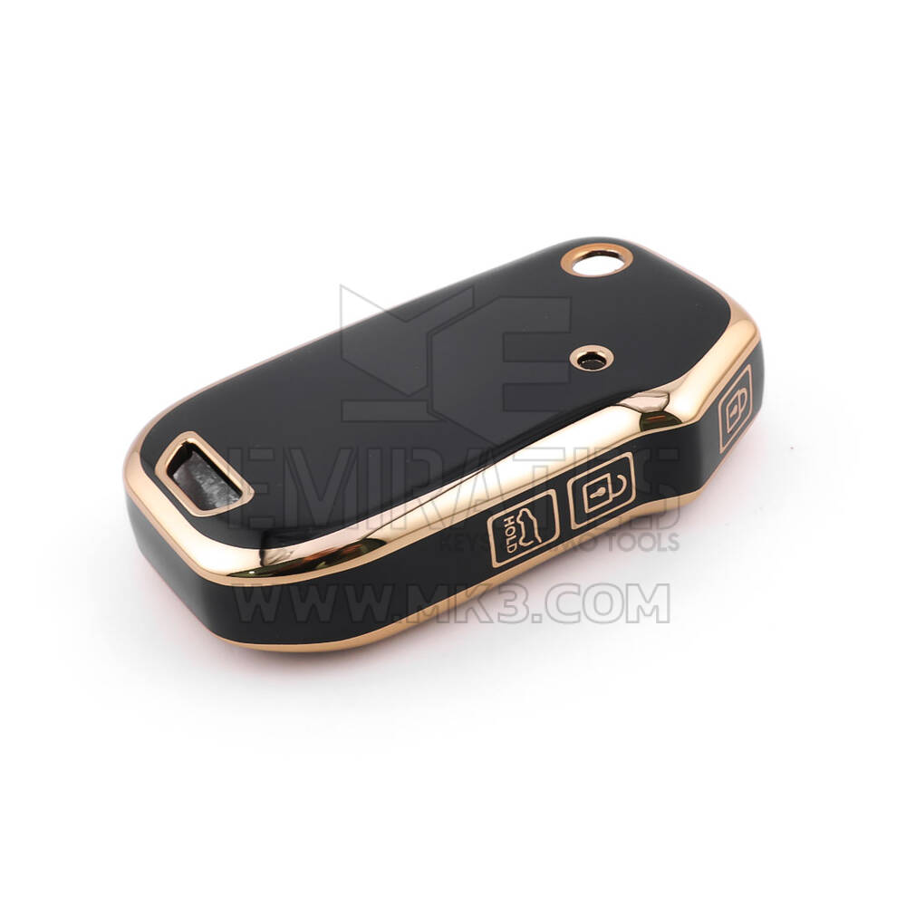 Nouvelle coque Nano de rechange de haute qualité pour clé télécommande Kia à 3 boutons, couleur noire KIA-T11J3 | Emirates Keys