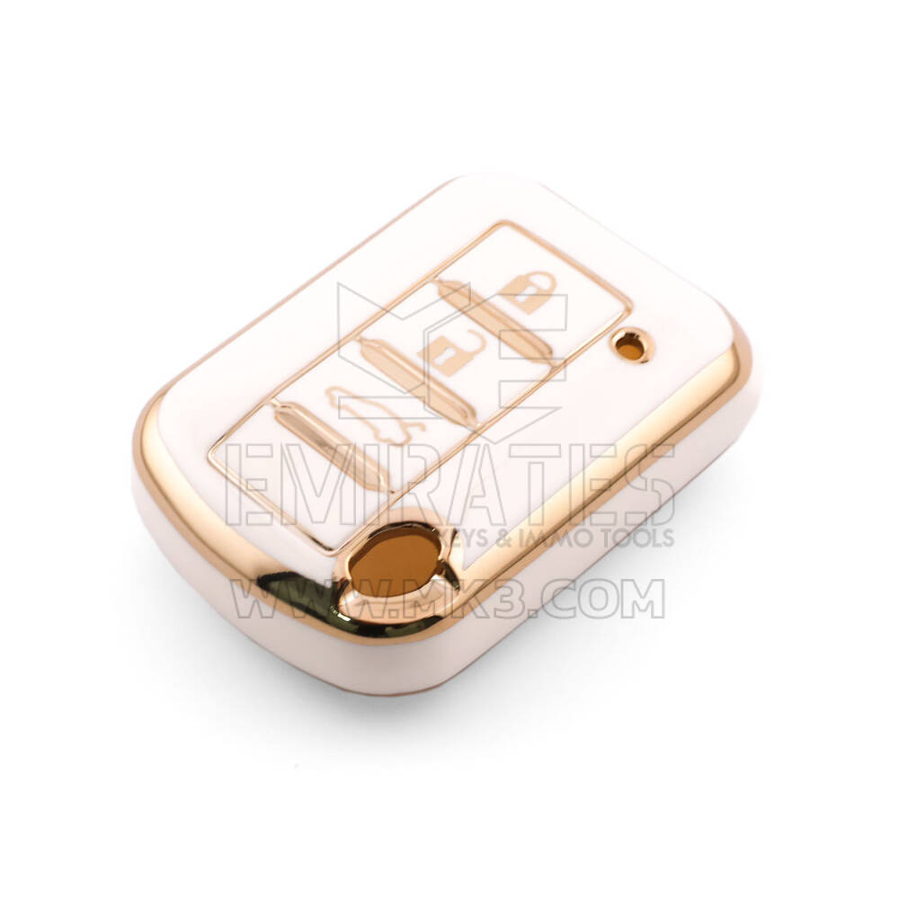 Nueva funda de repuesto Nano de alta calidad para llave remota Mitsubishi de 3 botones, color blanco MSB-C11J | Emirates Keys