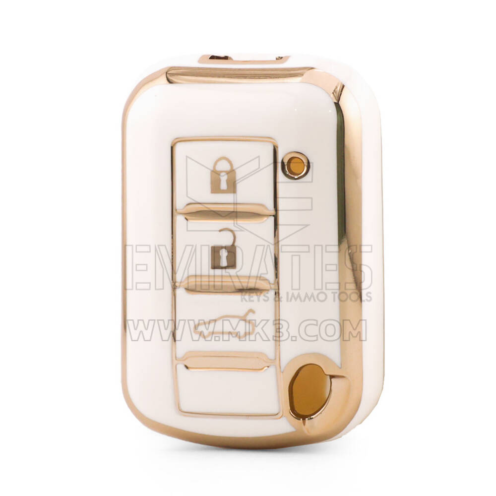 Funda nano de alta calidad para llave remota Mitsubishi de 3 botones, color blanco MSB-C11J