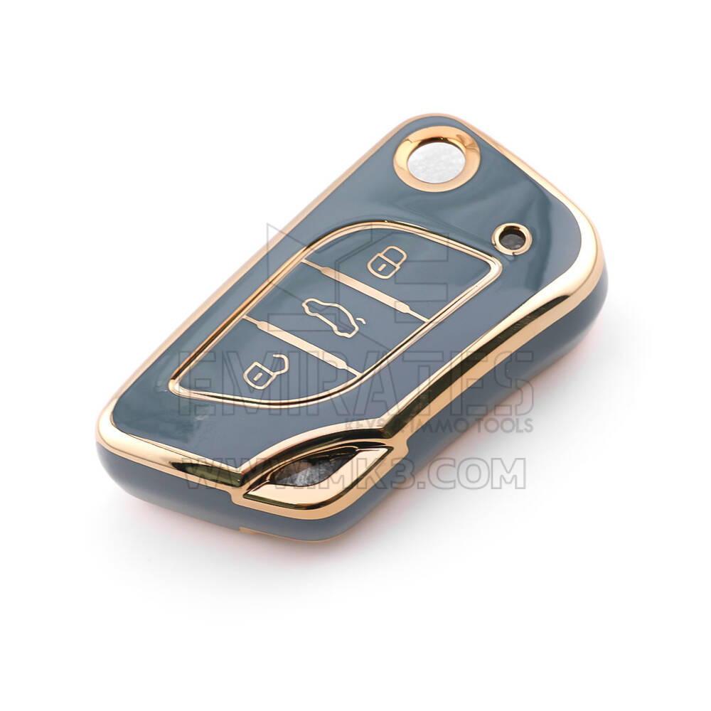 Nuova cover aftermarket nano di alta qualità per chiave remota Xhorse a 3 pulsanti, colore grigio XH-C11J | Emirates Keys
