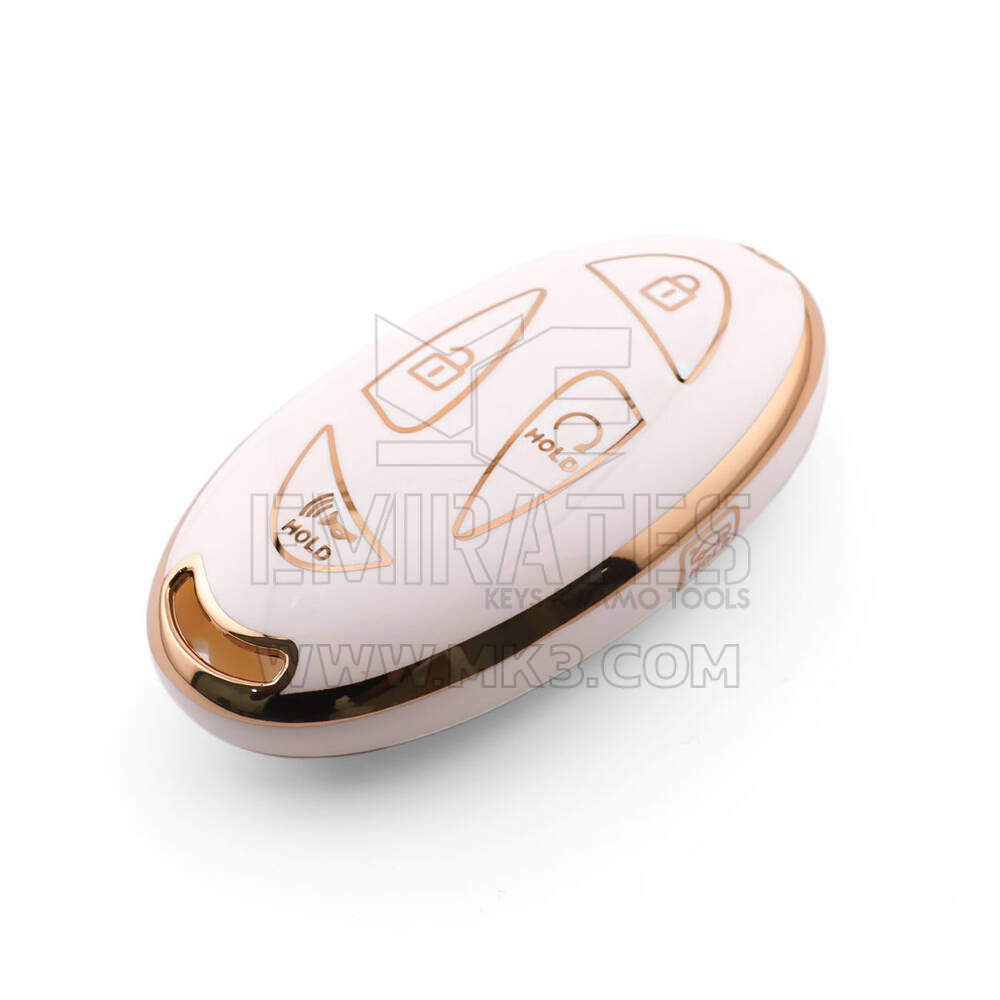 New Aftermarket Nano High Quality Cover For Hyundai Remote Key 5 Button White Color HY-L11J5A | Emirates Keys