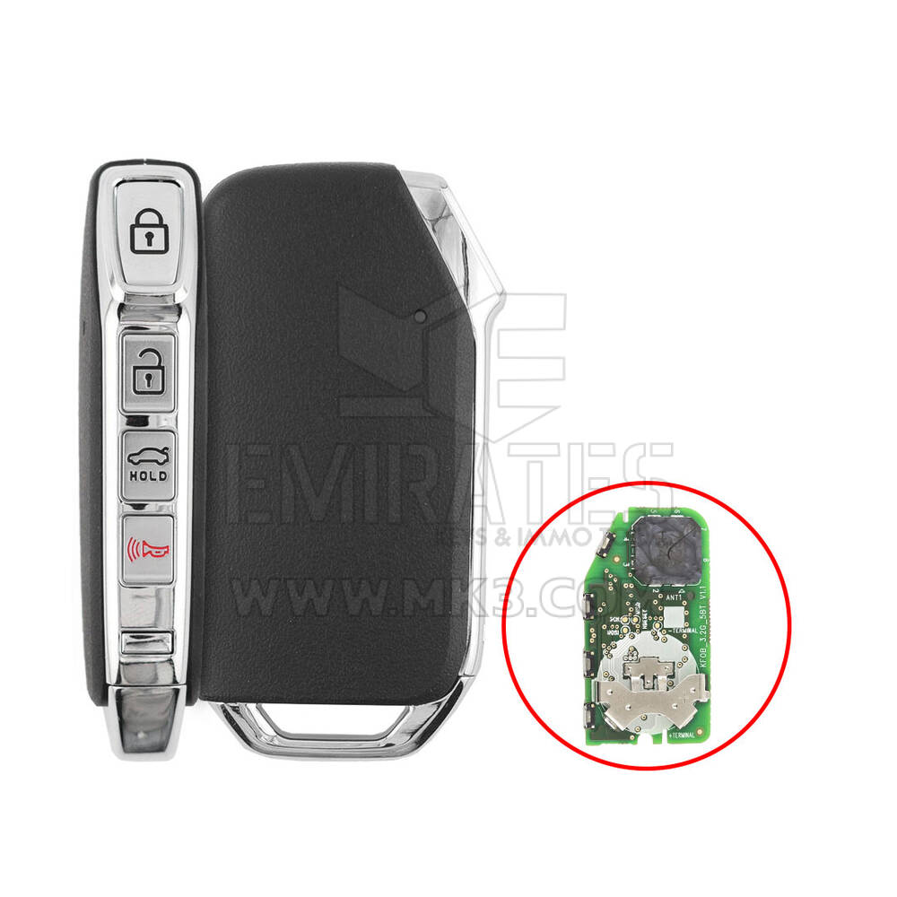 Kia Smart Remote Key Shell 3+1 Buttons Sedan Trunk for Xhorse Board XZKA82EN