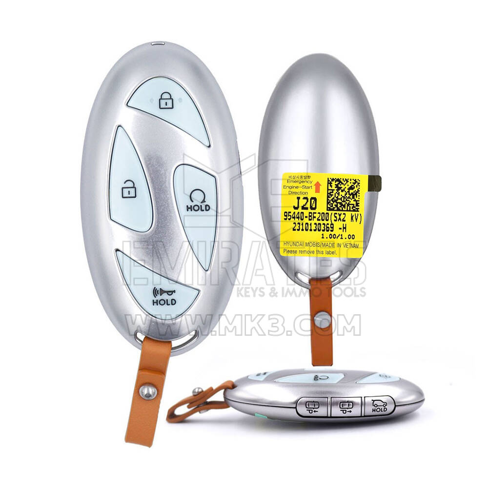 Hyundai Kona 2024 Genuine Smart Remote Key 6+1 Buttons 433MHz 95440-BF200
