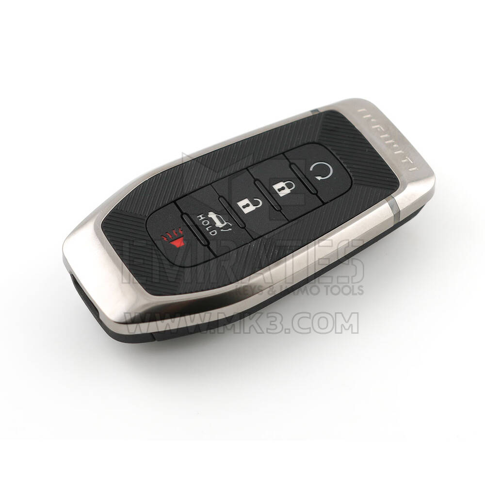 مفتاح التحكم عن بعد الذكي Infiniti QX80 2025 الأصلي / OEM الذكي 4 + 1 أزرار 433 ميجاهرتز رقم جزء OEM: 285E3-7JA8B، 285E37JA8B | مفاتيح الإمارات