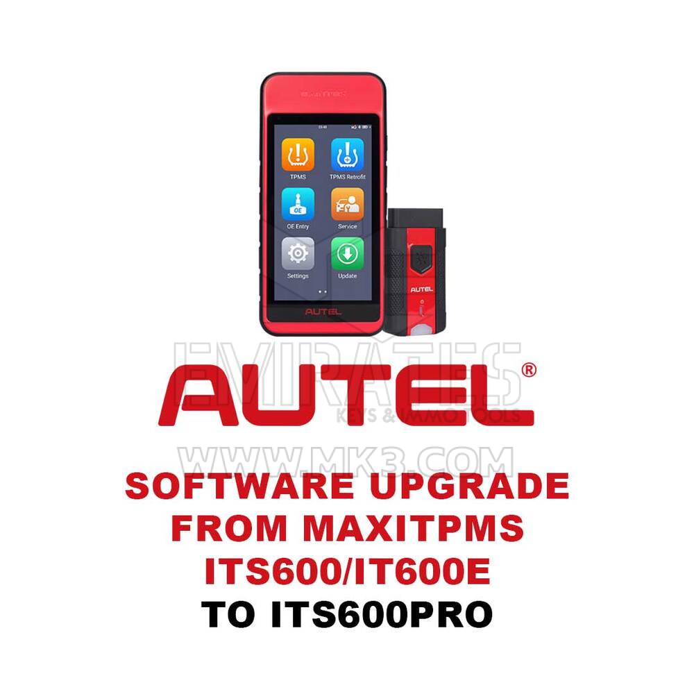 Autel - Aggiornamento software da MaxiTPMS ITS600 / IT600E a ITS600PRO