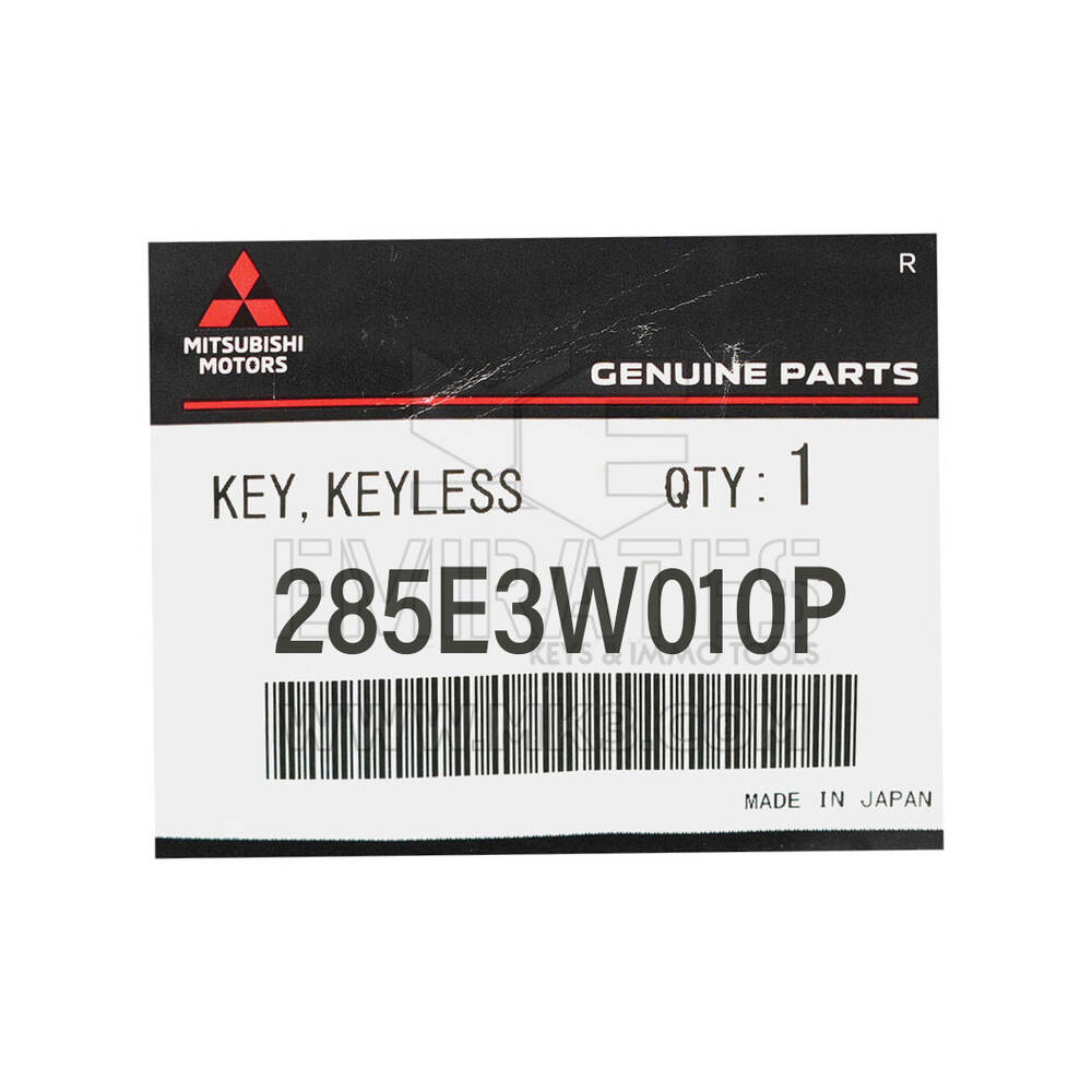 New Mitsubishi XForce 2023 Genuine / OEM Smart Remote Key 3 Buttons 433MHz OEM Part Number: 285E3W010P - FCC ID: GHR-M014-3TZ | Emirates Keys