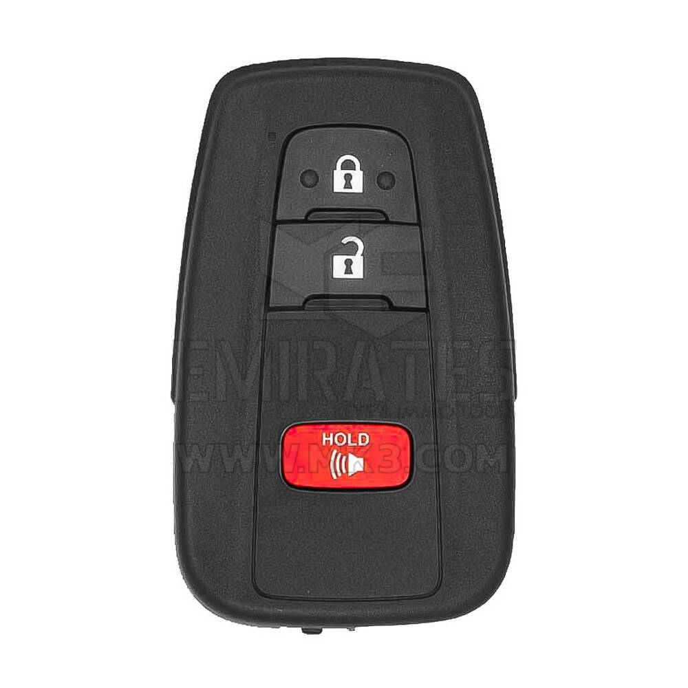 Llave remota inteligente original Toyota Corolla Cross 2020-2024 2+1 botones 433 MHz 8990H-16030