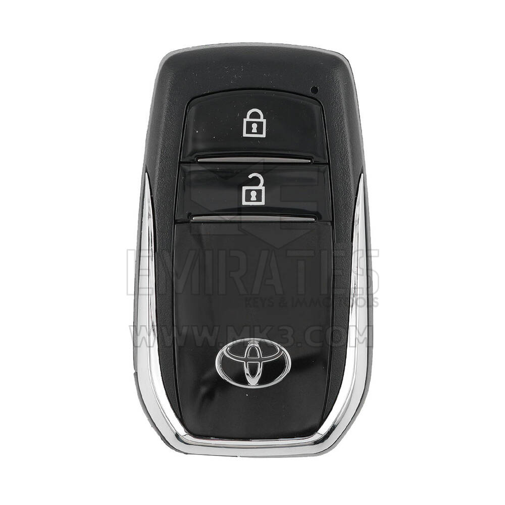 Toyota Smart Remote Key Shell 2 Buttons Chrome Sides BA Type | MK3
