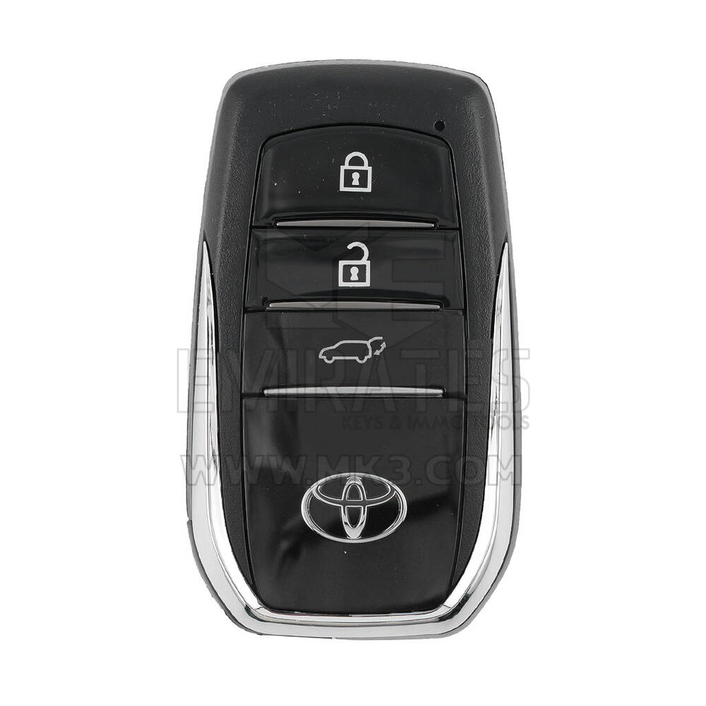 Toyota Land Cruiser Smart Remote Key Shell 3 Buttons Chrome | MK3