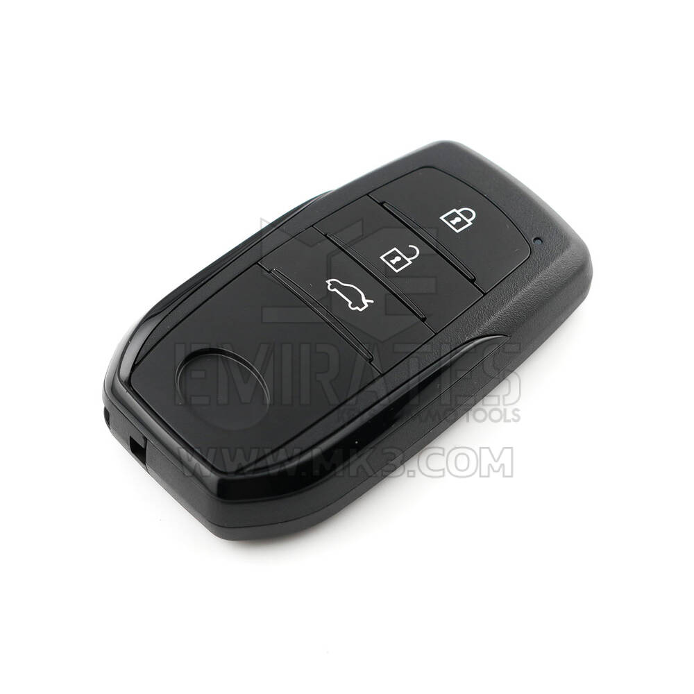 New Aftermarket Toyota Corolla 2024 Smart Remote Key Shell 3 Buttons Black Sides BA Type Sedan Trunk High Quality Best Price | Emirates Keys