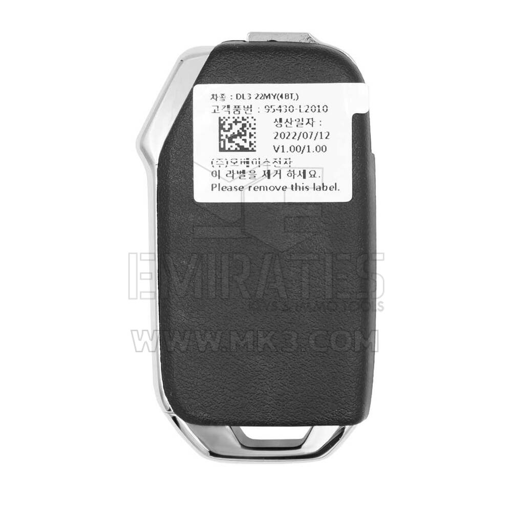 Новый оригинальный выкидной ключ дистанционного управления Kia K5 2021 года выпуска с 3+1 кнопками, 433 МГц, номер детали OEM: 95430-L2010 — идентификатор FCC: CQOTD00660 | Emirates Keys