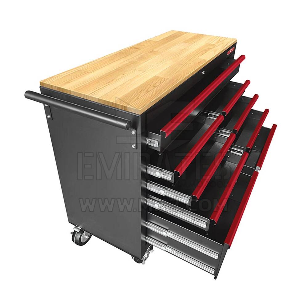 GATmatic GEC905 Wood Worktop Tool Cabinet With Heavy-duty Casters | MK3
