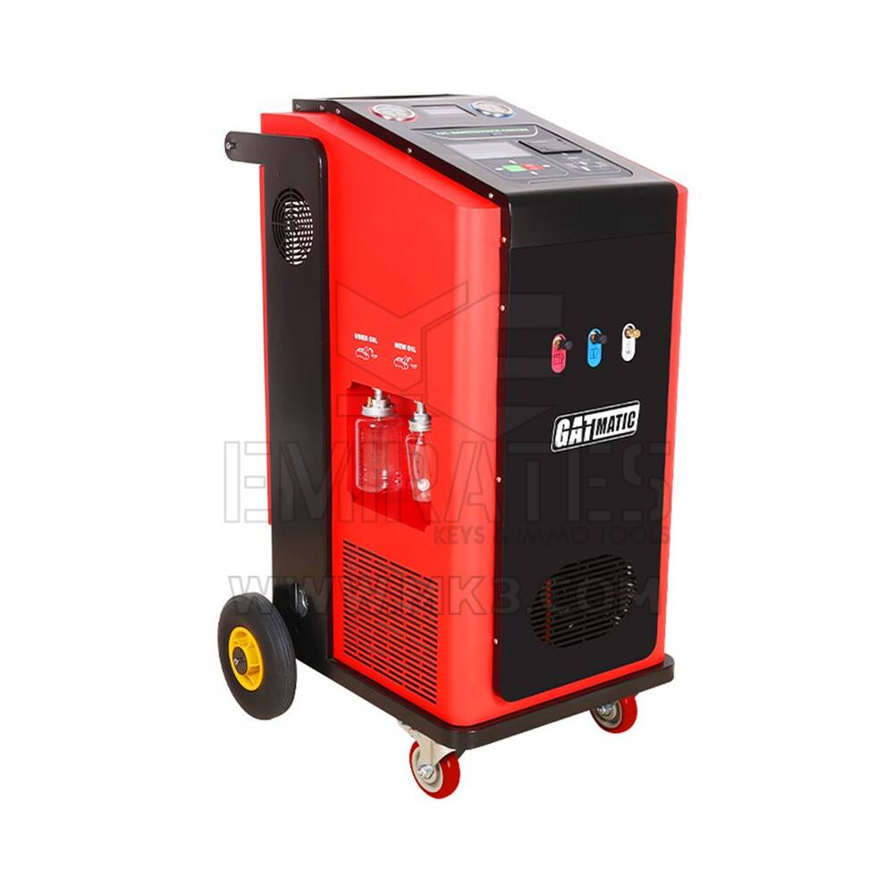 GATmatic GM-720A Full Automatic R134a Refrigerant Recharge Machine Is A Fully Automatic AC Service Machine And Makes The Entire Recharge, Recovery, And Recycling Process Quick And Easy | Emirates Keys