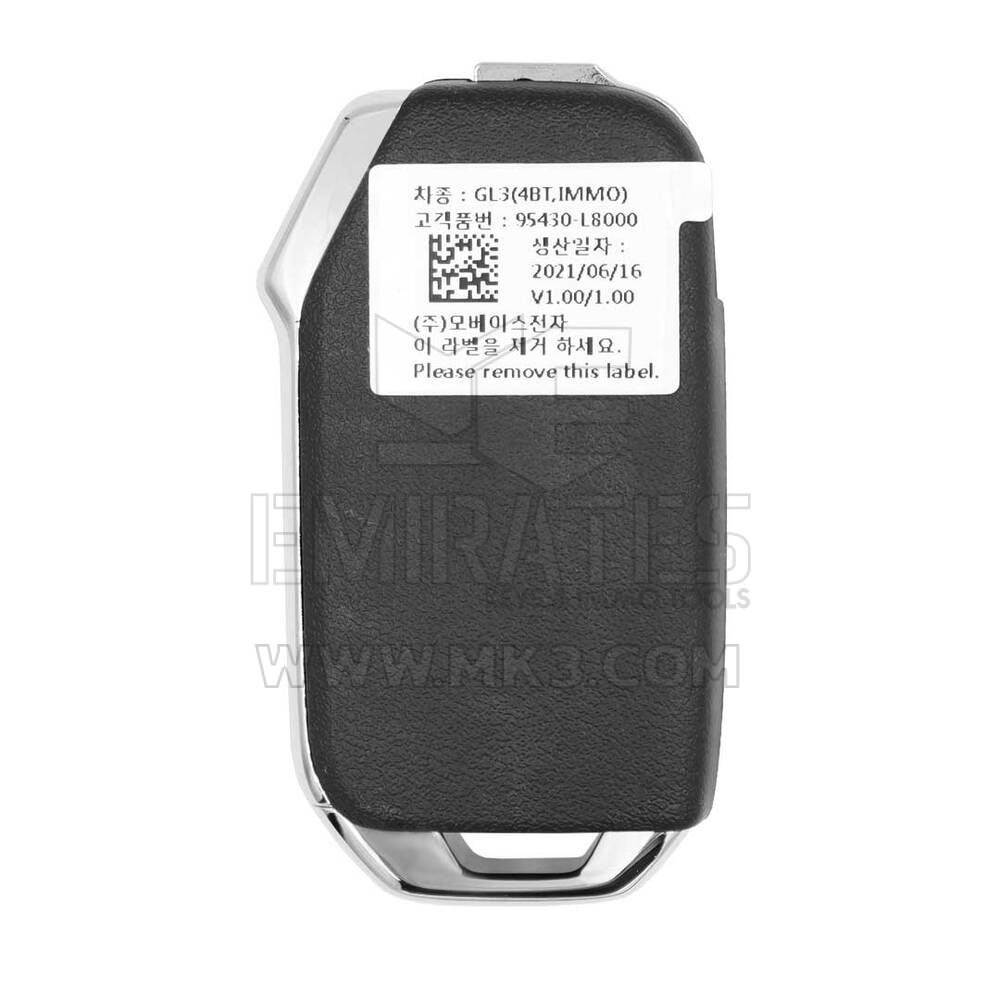 Nuova chiave telecomando flip originale/OEM per Kia K8 2022, 3+1 pulsanti, 433 MHz, codice OEM: 95430-L8000 | Emirates Keys