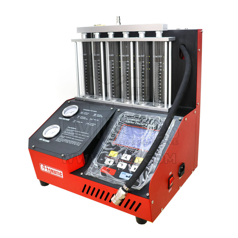 مجموعة جديدة من GATmatic GI-600DA تدعم جهاز تنظيف حاقن البنزين GDI EFI واختبار التدفق بست أسطوانات، تجمع بين تقنية التنظيف بالموجات فوق الصوتية والهدايا | مفاتيح الإمارات