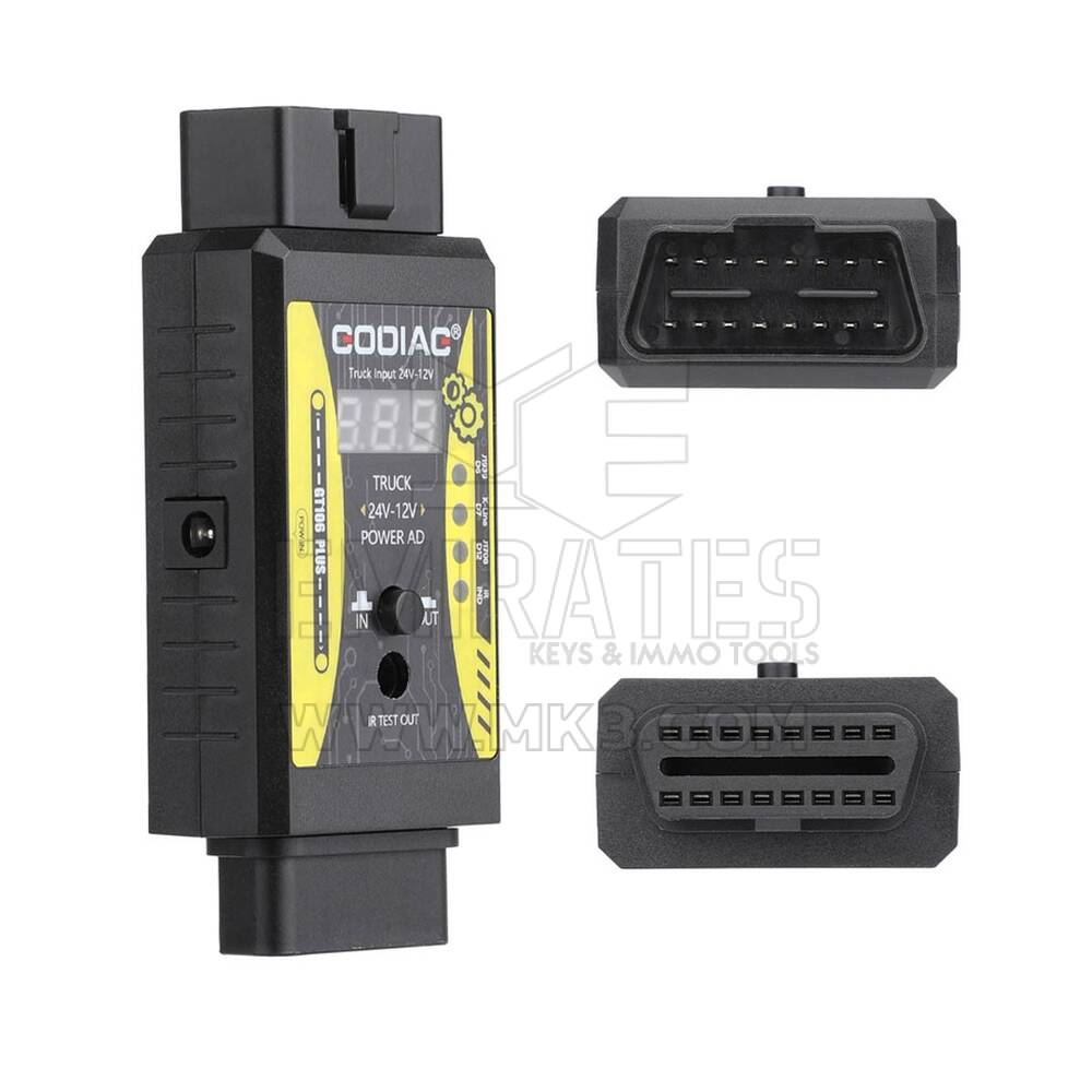 Новый адаптер GODIAG GT106 PLUS 24 В - 12 В для тяжелых грузовиков с функцией очистки и тестирования топливных форсунок и функцией тестирования реле | Emirates Keys