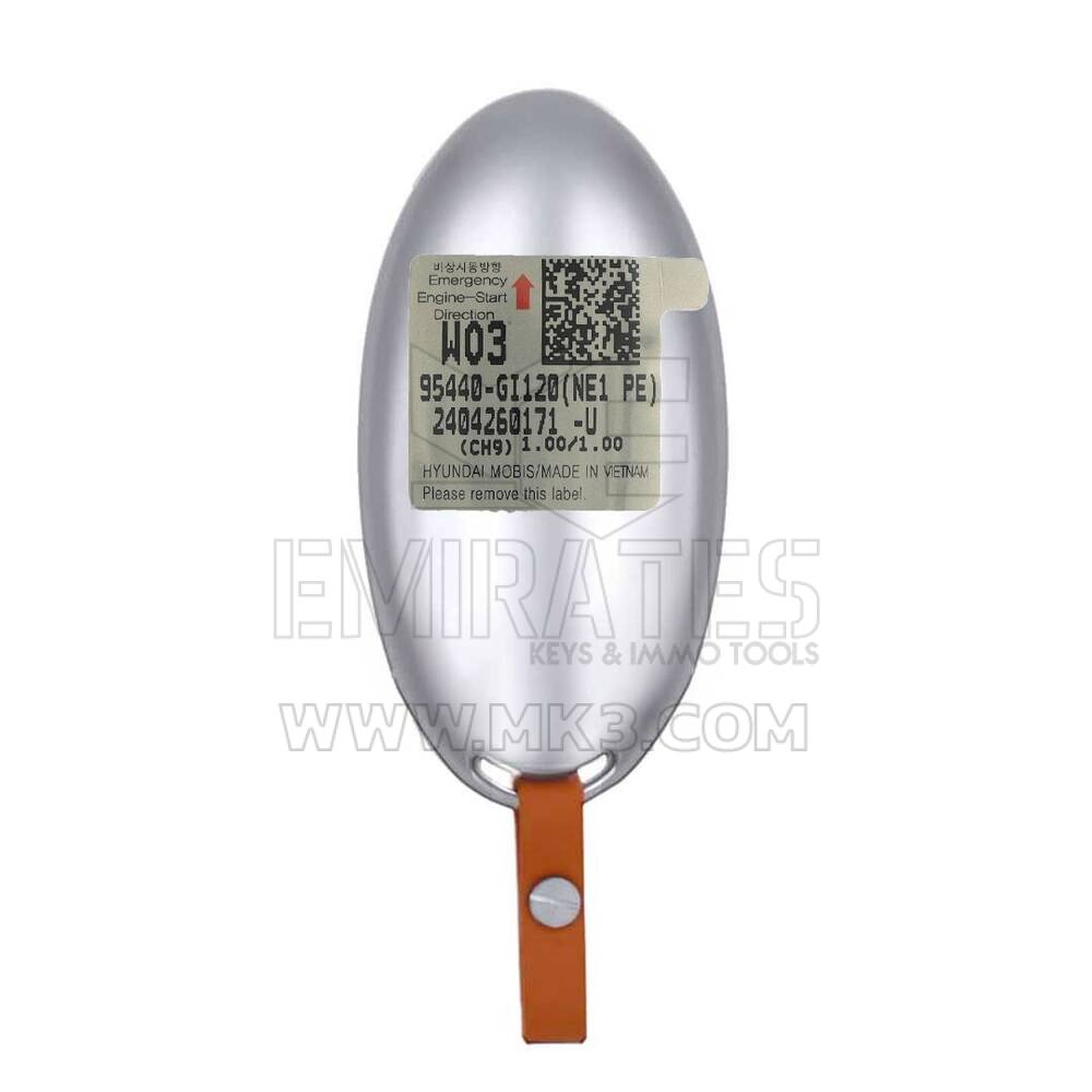 Nuova chiave telecomando intelligente originale Hyundai IONIQ 5 2024 / OEM 4+1 pulsanti 433 MHz Numero parte OEM: 95440-GI120, 95440-GI120 | Emirates Keys