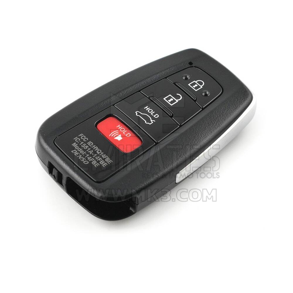 Nuova chiave telecomando intelligente originale/OEM Toyota Avalon 2019-2023 3+1 pulsanti 314,35/312,11 MHz Numero parte OEM: 8990H-07020, 8990H07020 - ID FCC: HYQ14FBC | Emirates Keys