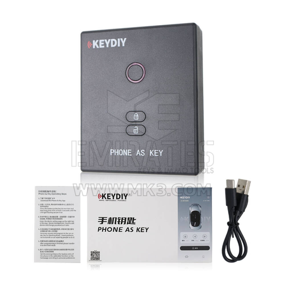 KeyDiy PAK01-TB Phone As Key  Keyless Entry System | MK3