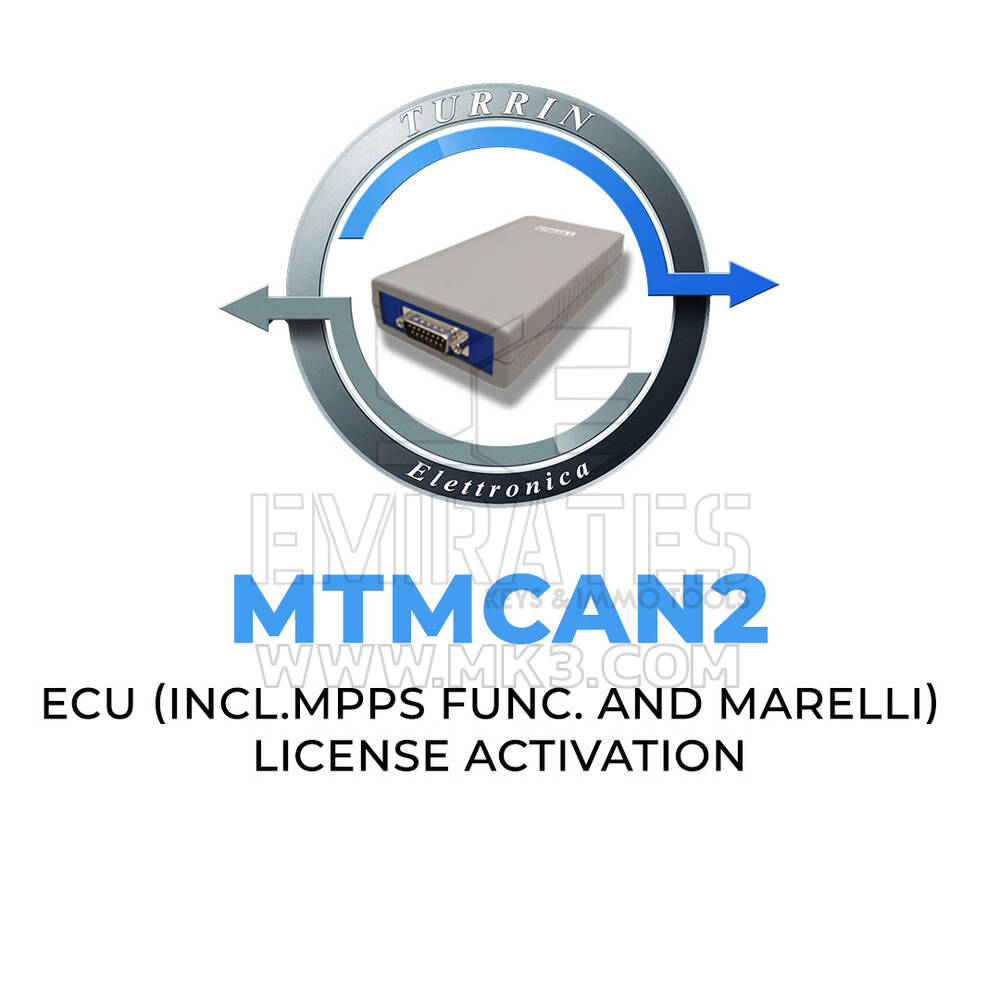 Turrin Elettronica - MTMCAN2 ECU ( incl.Mpps func. and Marelli ) License Activation