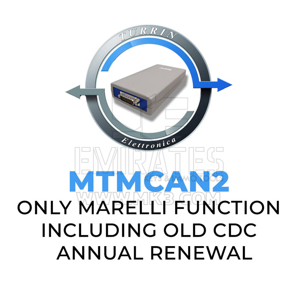Turrin Elettronica - MTMCAN2 ONLY Marelli Function Including OLD Cdc Annual Renewal