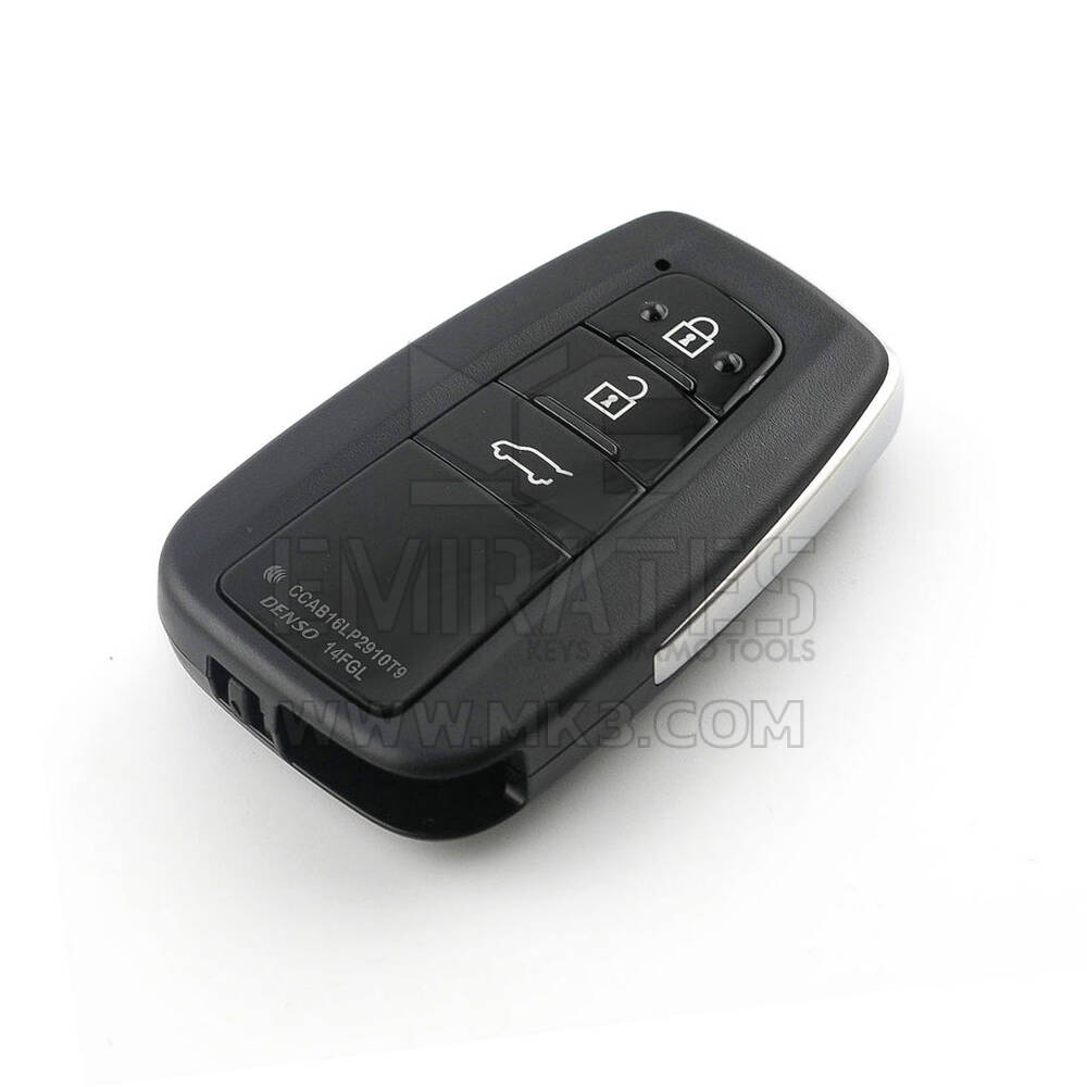 Yeni Toyota Land Cruiser Prado 2018 Orijinal / OEM Akıllı Uzaktan Anahtar 3 Düğme 315.11/314.35MHz OEM Parça Numarası: 89904-60L40, 8990460L40 - FCC Kimliği: HYQ14FGL | Emirates Keys