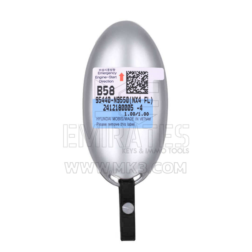 New Hyundai Tucson 2025 Genuine / OEM Smart Remote Key 3+1 Buttons 433MHz OEM Part Number: 95440-N9550, 95440N9550 | Emirates Keys
