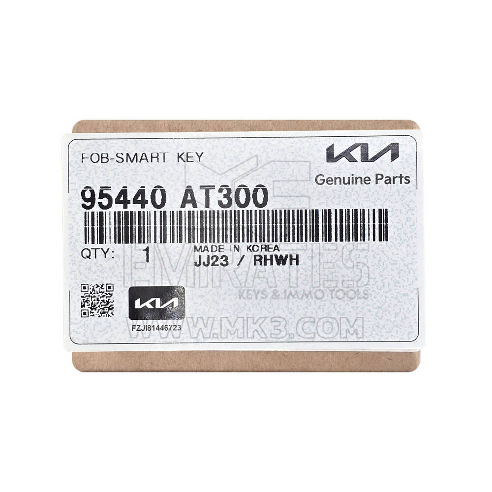New KIA Niro 2024 Genuine / OEM Smart Remote Key 3 Buttons 433MHz OEM Part Number: 95440-AT300, 95440AT300 | Emirates Keys