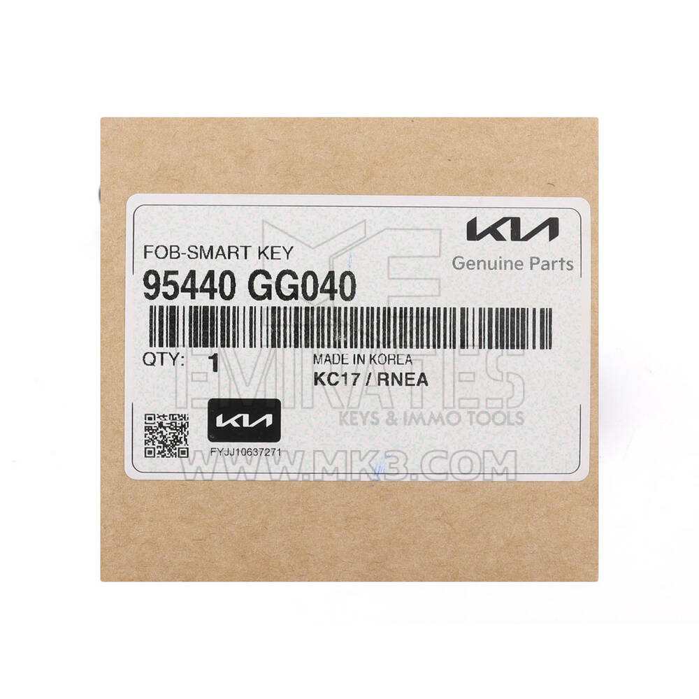 New Kia K4 2025 Genuine / OEM Smart Remote Key 4+1 Buttons 433MHz OEM Part Number: 95440-GG040, 95440GG040 | Emirates Keys