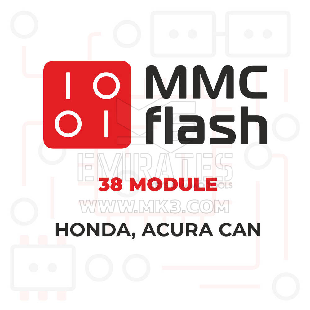 MMCFlash - 38 وحدة، هوندا، أكورا CAN
