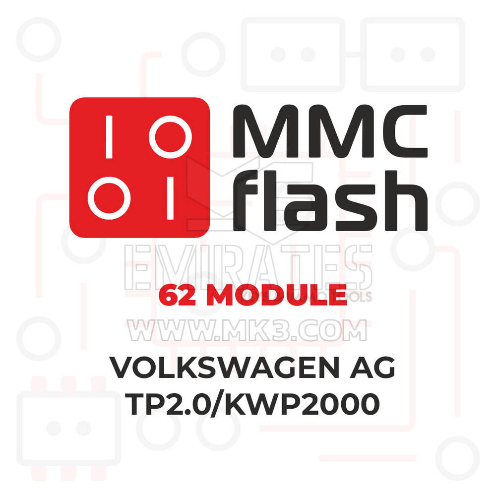 MMCFlash - 62 Module, Volkswagen AG TP2.0/KWP2000