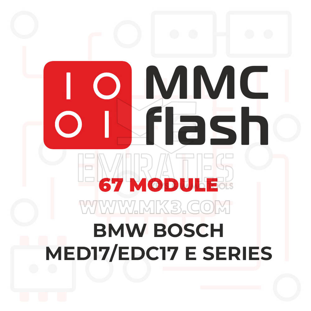 Модуль MMCFlash - 67, BMW Bosch MED17/EDC17 серии E