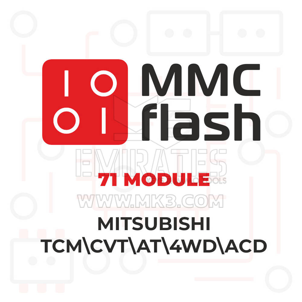 MMCFlash - Module 71, Mitsubishi TCM\CVT\AT\4WD\ACD