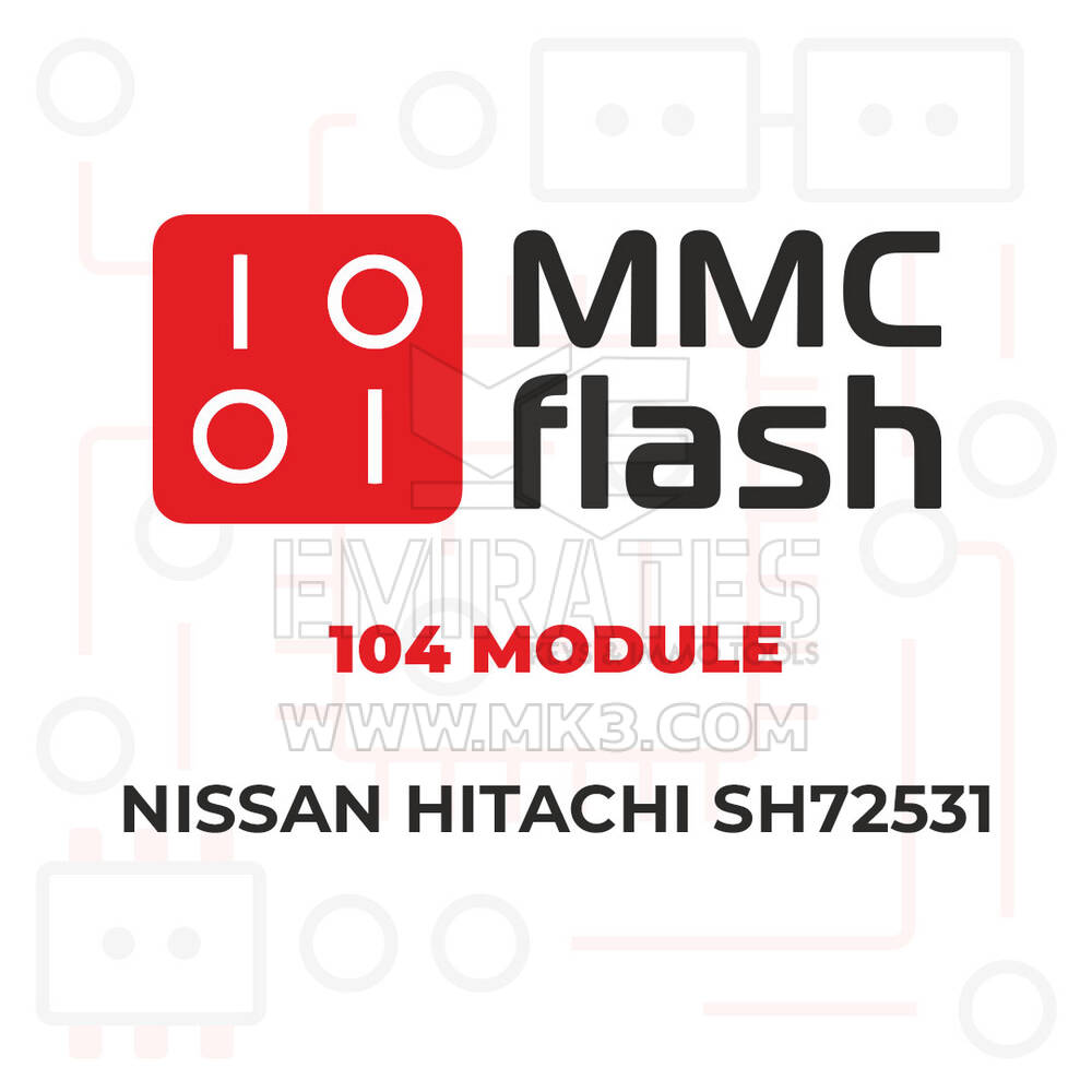 MMCFlash - 104 Module Nissan Hitachi SH72531